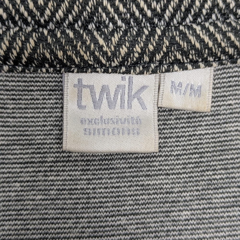 Simons Twik printed fine knit chevron jacket size M - Picture 5 of 9
